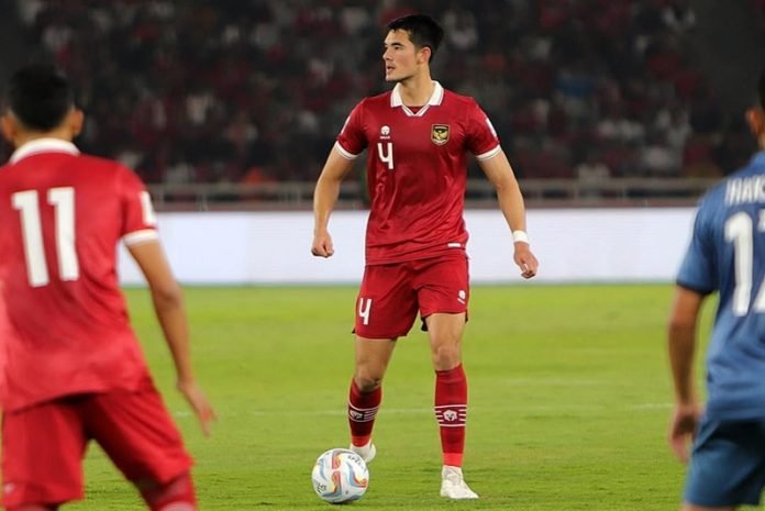 Elkan Baggott saat berseragam Timnas Indonesia
