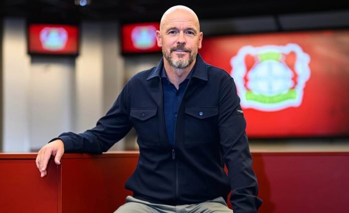 Erik ten Hag bersama Bayer Leverkusen