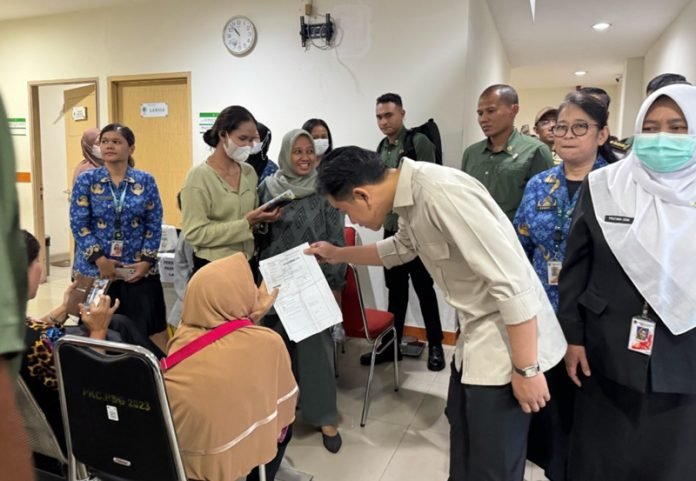 Gibran di Puskesmas Pesanggrahan