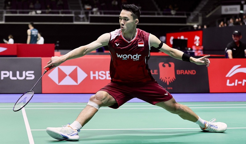 Jonatan Christie di Singapore Open 2025