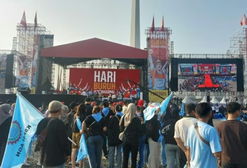 May day 2025 di monas