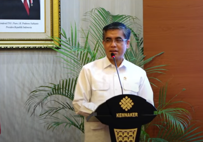 Menteri Ketenagakerjaan Yassierli