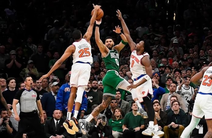 New York Knicks vs Boston Celtics di perempat final NBA