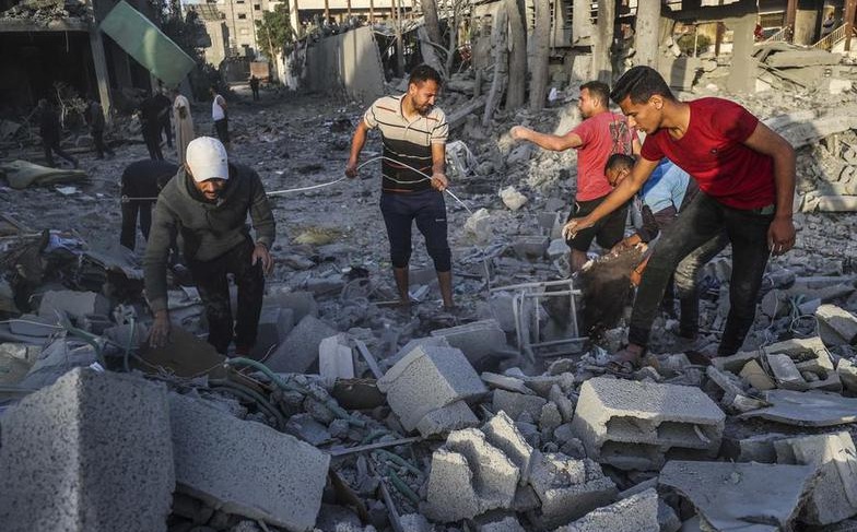 Pengungsi di Gaza