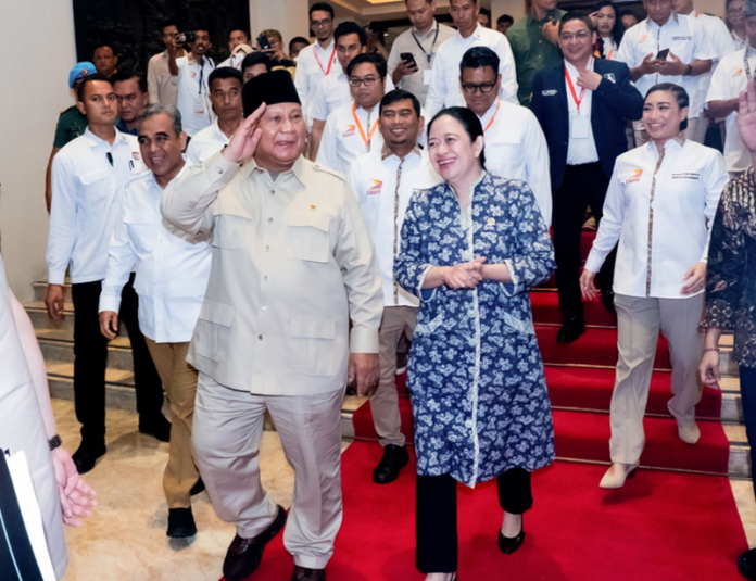 Prabowo di Acara Kongres IV DPP TIDAR