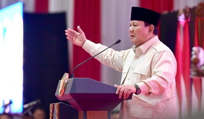 Presiden prabowo halalbihalal