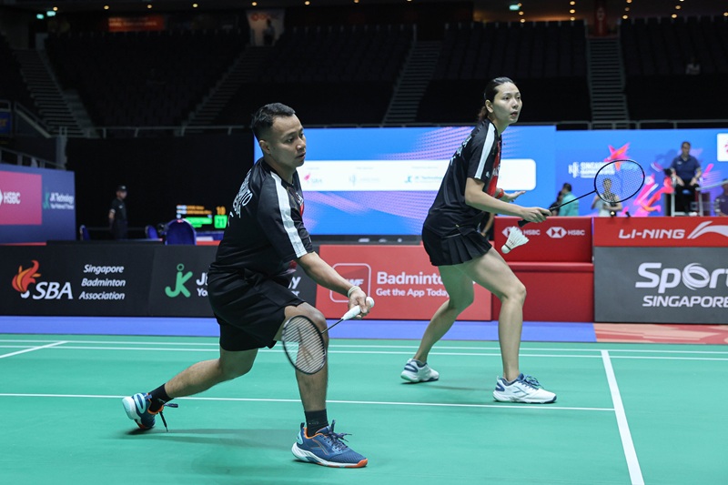 Rehan-Gloria di Singapore Open 2025
