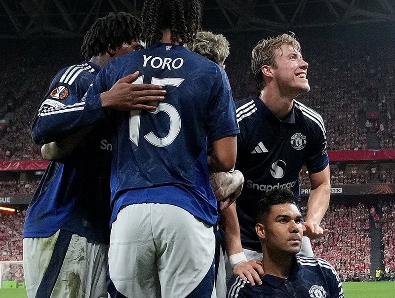 Skuad manchester united di liga europa kontra athletic bilbao