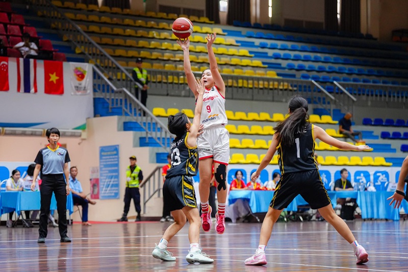 Timnas Basket U16 Putri Indonesia vs Malaysia di Kualifikasi FIBA U16 Women's Asia Cup 2025