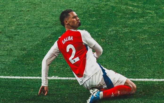 William saliba bersama arsenal