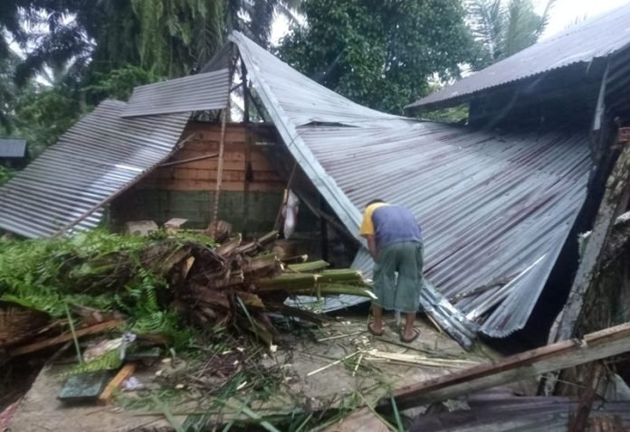 Angin kencang di Aceh Tamiang