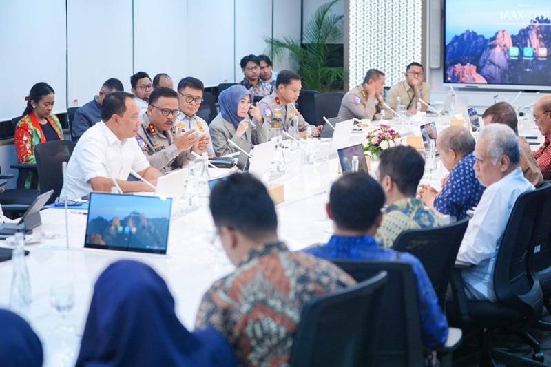 Audiensi Korlantas Polri dan Masyarakat Transparansi Indonesia