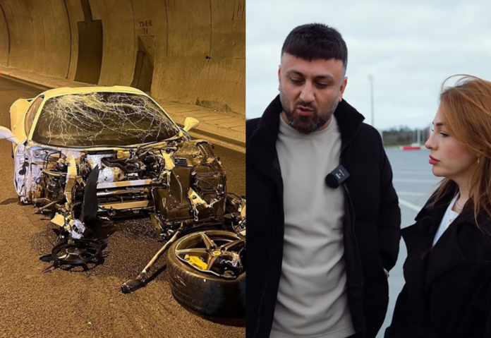 Ferrari Milik Ünal Turan Kecelakaan di Istanbul