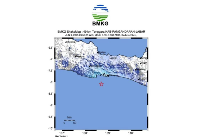 gempa di pangandaran gempa di pangandaran