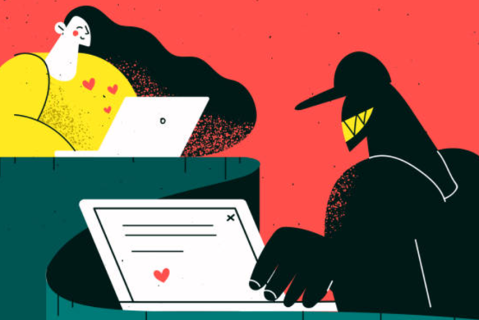 Ilustrasi catfishing