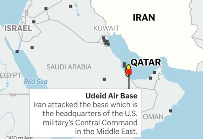 Iran Rudal Pangkalan Militer AS di Qatar Iran Rudal Pangkalan Militer AS di Qatar