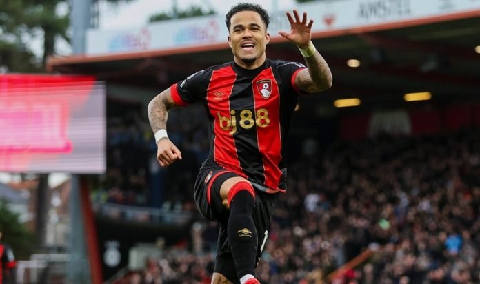 Justin Kluivert bersama Bournemouth Justin Kluivert bersama Bournemouth