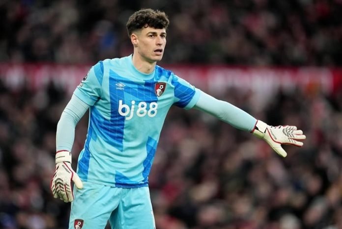 Kepa Arrizabalaga ketika bersama Bournemouth