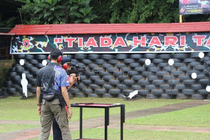 Lomba Menembak Polda Sulawesi Tenggara