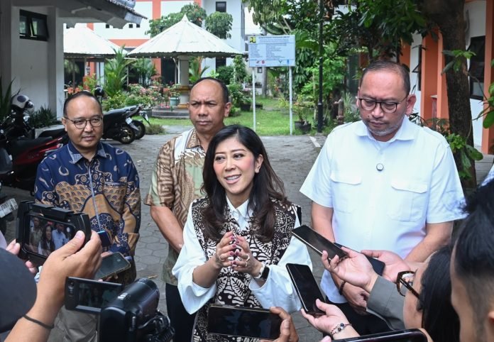 Meutya Hafid di Sleman