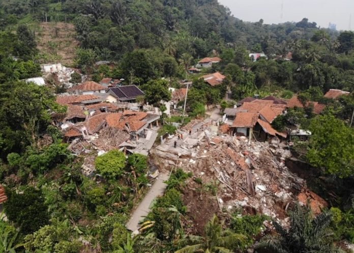 Pergerakan tanah di Purwakarta