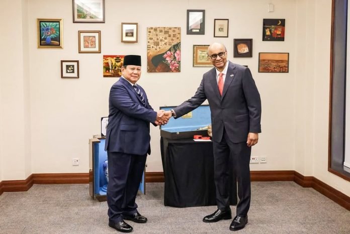 Prabowo dan Presiden Singapura (4)
