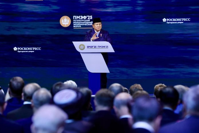 Prabowo di SPIEF 2025