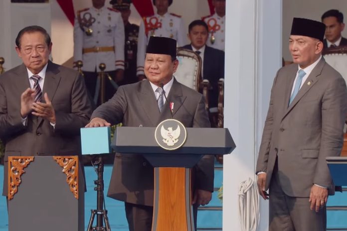 Presiden Prabowo bersama SBY