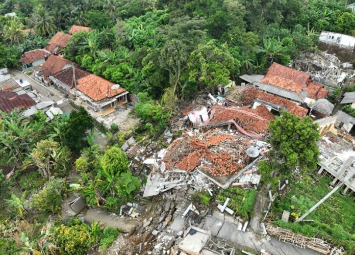 Tanah bergerak di Purwakarta