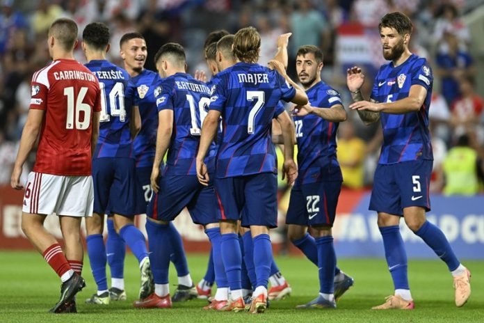 Timnas Kroasia saat pesta gol lawan Gibraltar di Kualifikasi Piala Dunia 2026 Zona Eropa