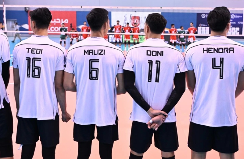 Timnas Voli Indonesia di AVC Nations Cup 2025