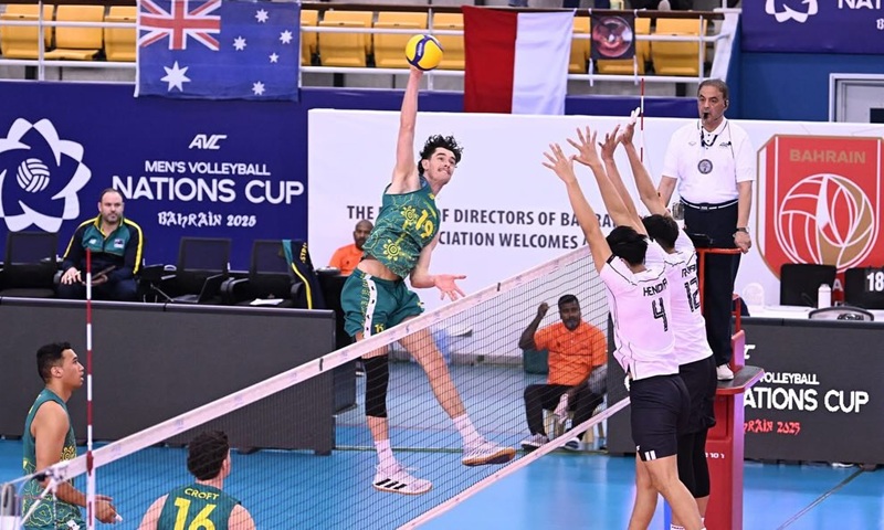 Timnas Voli Indonesia lawan Aurstralia di AVC Nations Cup 2025