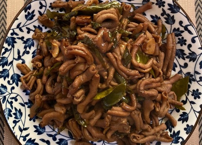 Tumis Usus Cabe Hijau