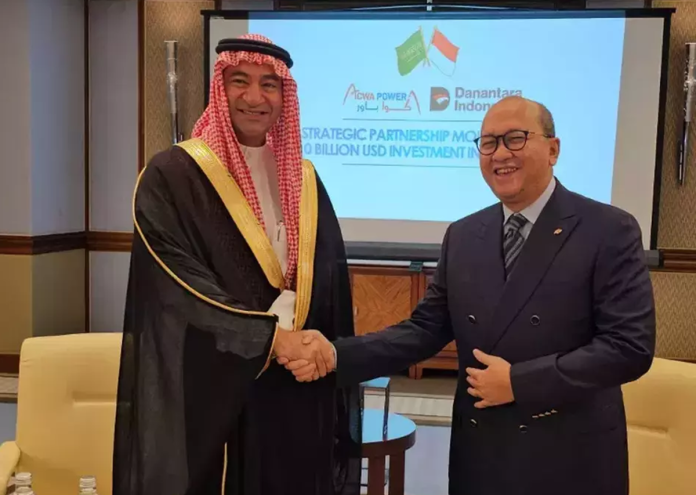 Al Saady from ACWA Power and Rosan from Danantara