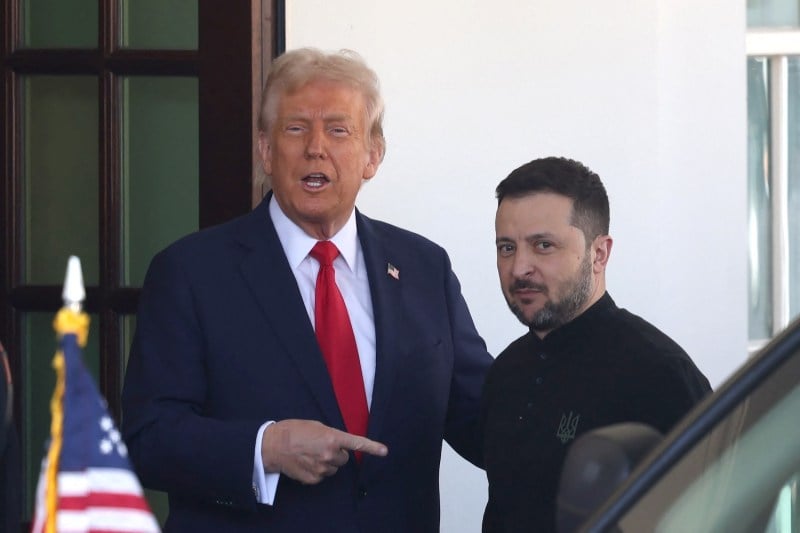 Donald Trump dan Volodymyr Zelenskyy