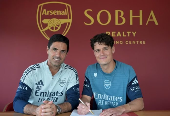Mikel Arteta dan Christian Norgaard