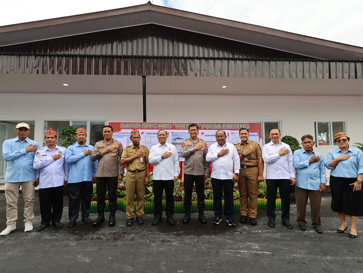 Peresmian SPPG MBG di Polda Kalimantan Tengah