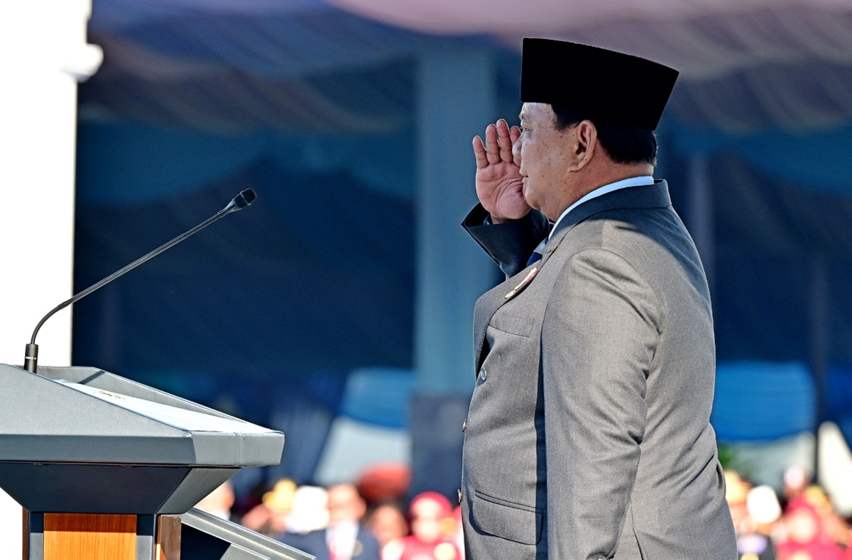 Presiden Prabowo pelantikan TNI Polri 4