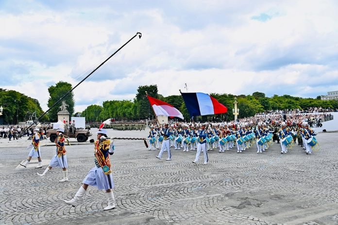 Satgas Patriot II Indonesia di Bastille Day 2025