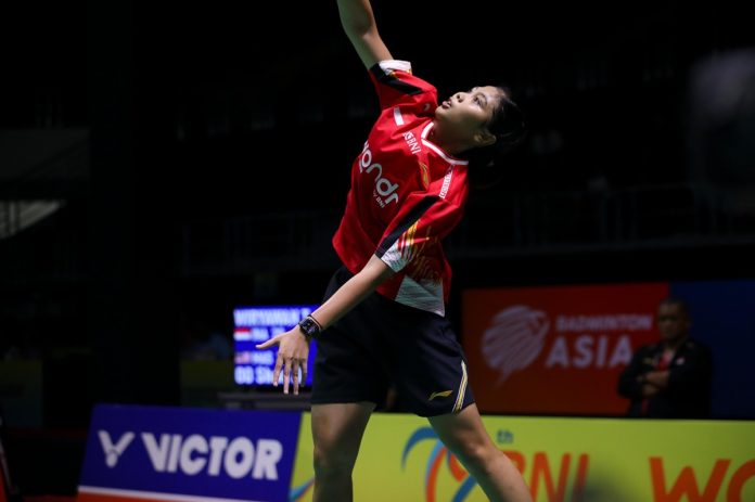 Thalita Ramadhani Wiryawan di Badminton Asia Junior Championships 2025