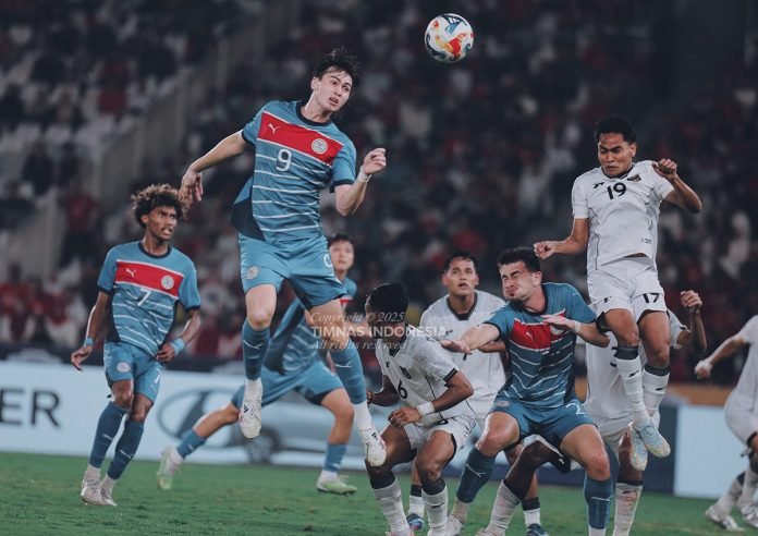 Timnas U-23 Indonesia menghadapi Filipina di Piala AFF U-23 2025