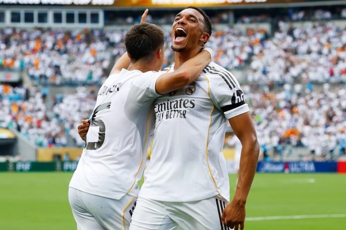 Trent Alexander-Arnold bersama Real Madrid