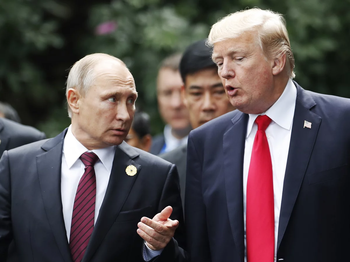 Vladimir Putin dan Donald Trump