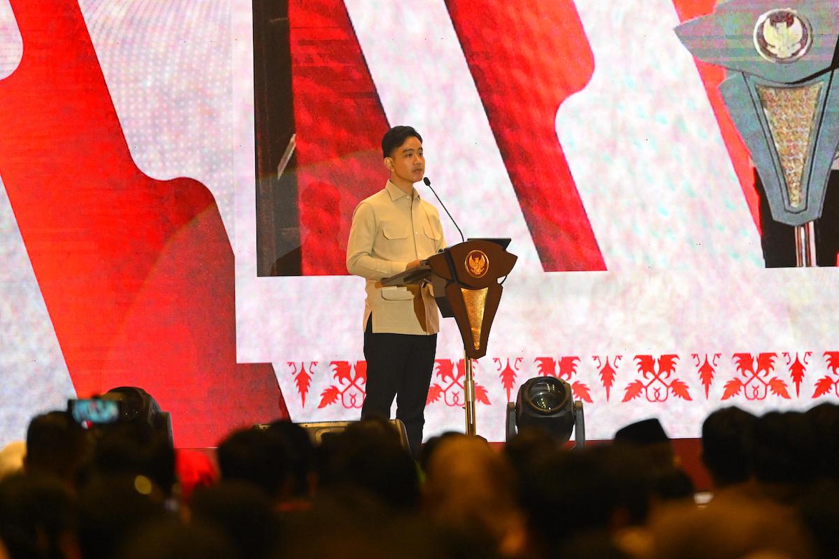 Wapres Gibran Rakabuming di Muktamar Hima Persis