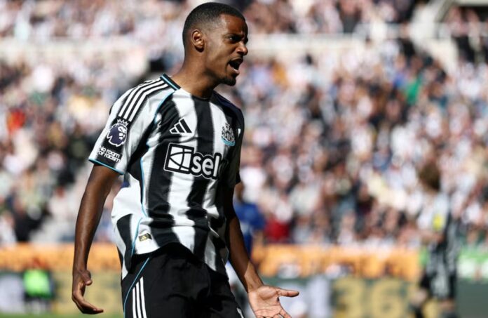Alexander Isak, bintang Newcastle United