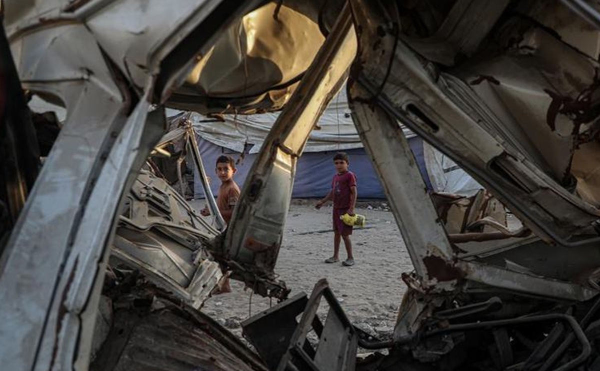 Anak pengungsi Palestina