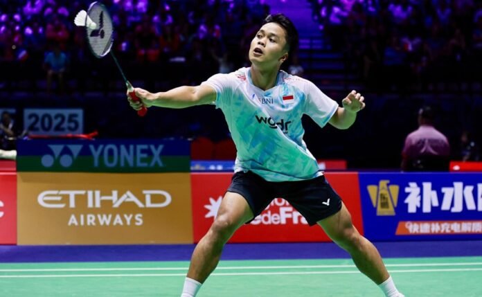Anthony Ginting di Kejuaraan Dunia Bulutangkis 2025