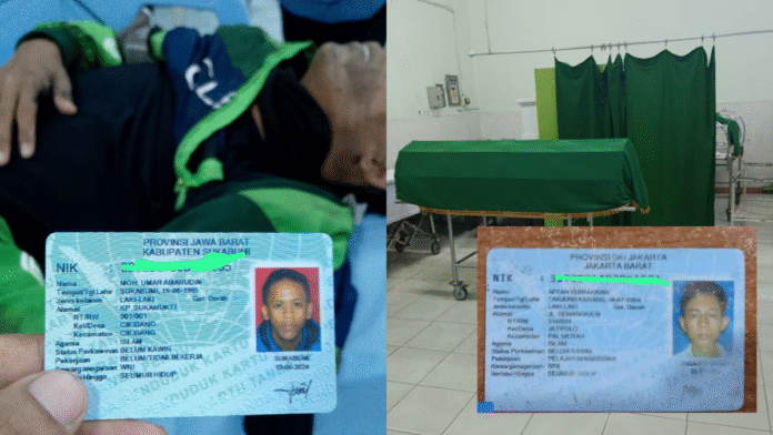 Dua Driver Ojol Korban Kecelakaan