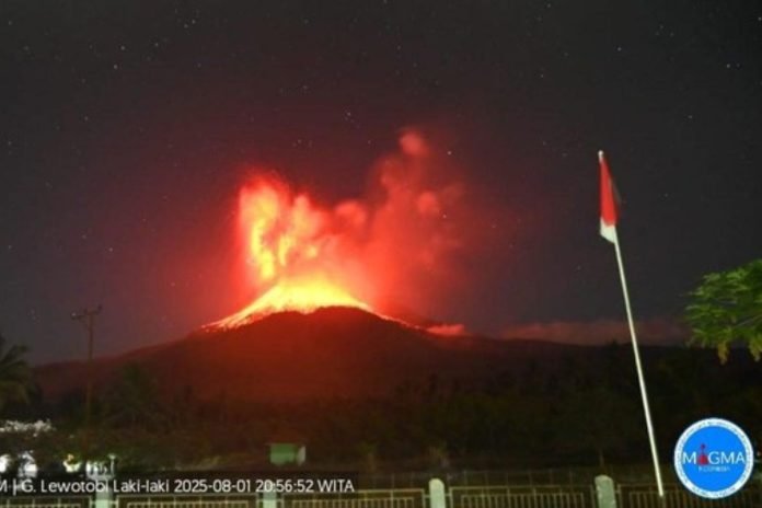Erupsi Susulan Gunung Lewotobi