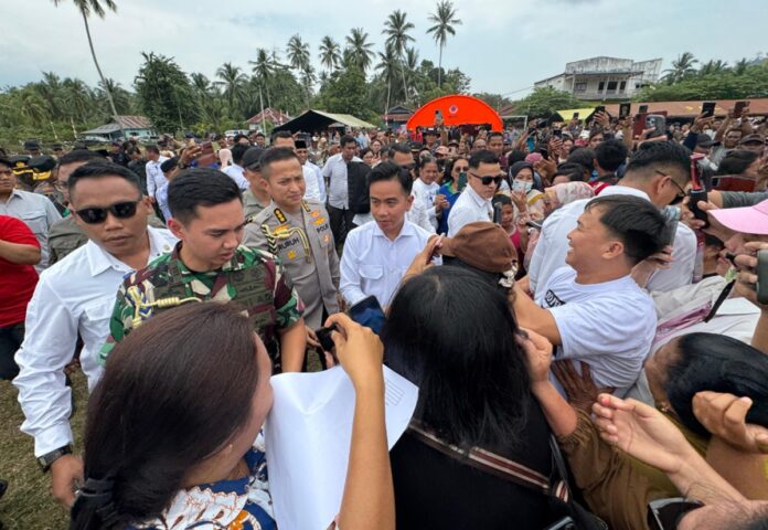 Gibran Rakabuming di Poso